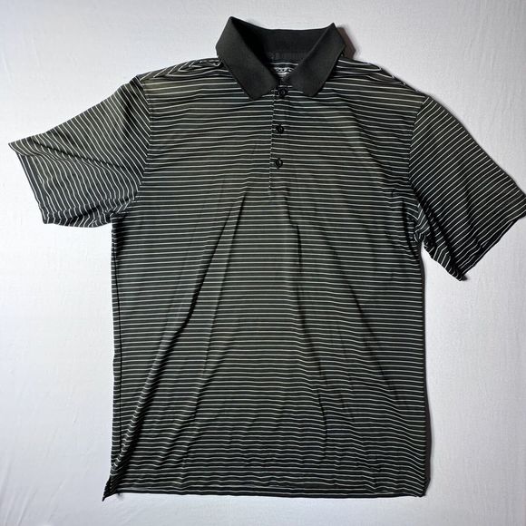 Nike Other - Nike Golf Tour Performance Men's M Dri Fit Short Sleeve Polo Shirt Black Striped